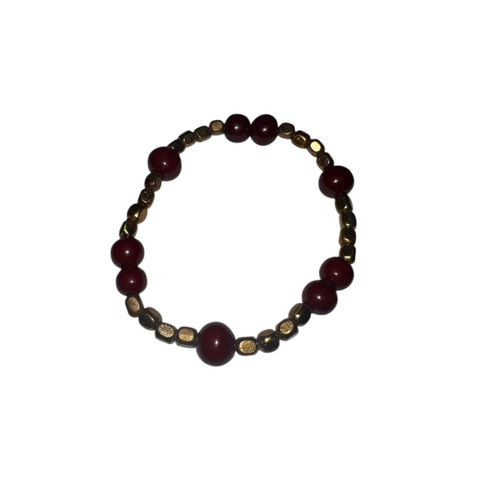 Iris Apfel & Bajalia Bold Beaded Statement Bracelet  Boho Tribal Jewelry